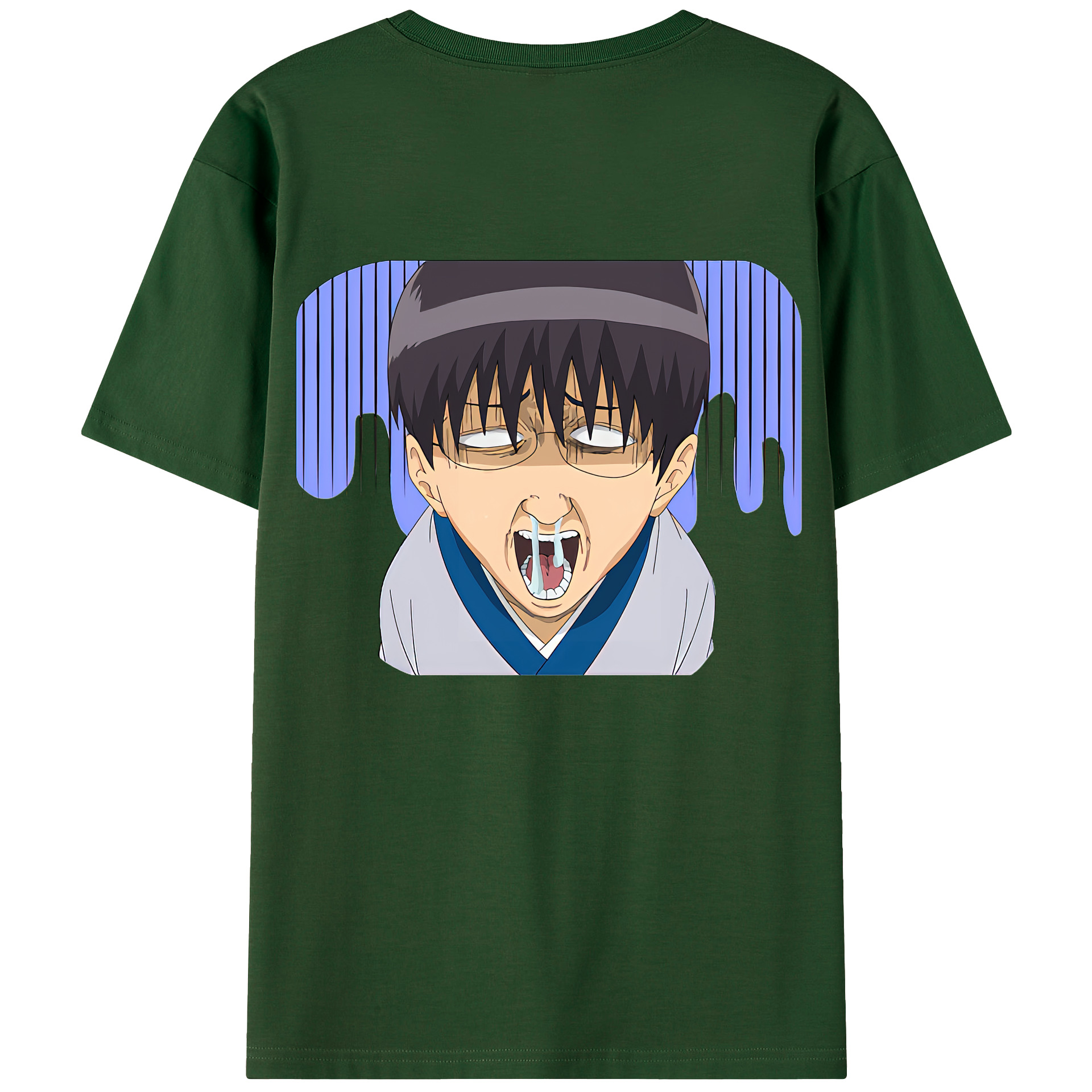 （画像用） ぎんたま 坂田銀時（さかたぎんとき） 神楽 志村新八（しむら しんぱち） GINTAMA Sakata Gintoki Kagura Shimura Shinpachi 綿100％半袖Tシャツ（背面プリント）